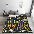 thumbnail image 5 of Pofeuu Rock Your Socks Print Ultra-Soft Micro Fleece Blanket,for Bed Or Sofa,All Season Throw Blankets Flannel Blanket-50"x40", 5 of 7