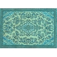 thumbnail image 1 of Ahgly Company Indoor Rectangle Abstract Light Blue Modern Area Rugs, 8' x 12', 1 of 4