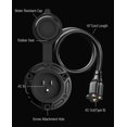 thumbnail image 3 of Entrada de corriente alterna Plug stio 20A 125V RV Shore con adaptador, 3 of 8