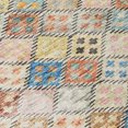 thumbnail image 5 of HomeRoots 603286 10 x 14 ft. Terra Cotta, Beige & Teal Blue Geometric Washable Indoor & Outdoor Rectangle Area Rug, 5 of 5