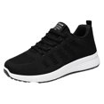 thumbnail image 3 of Domzle 12 Hour Shift Shoes For Women Slip On Wide Toe Box Walking Sneakers,Non-Slip Mesh Breathable Lightweight Sneakers,Arch Support For All-Day Standing Black 36, 3 of 4