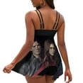 thumbnail image 4 of The Vampire Diaries Poster Women's Split Skirt Swimwear Two-Piece Swimsuit Backless Bikini Set Summer Holiday Beach Adjustable Bathing Suit, 4 of 6