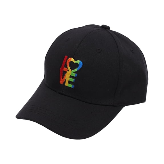 Pride Love Baseball Hat, Black