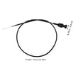 thumbnail image 2 of TABLZONE 2Pcs Black Motorcycle Throttle Choke Cable for Pw5050 Dirt Bike Durable Push Pull Choke Control Wire, 2 of 8
