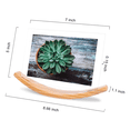 thumbnail image 1 of 5X7 Rectangular Picture Frames Landscape Picture Frame, Wooden Photo Frames with Solid Wood & Frameless Acrylic Cover, 1 of 5