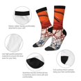 thumbnail image 3 of Hirioo Basketball Shot Pattern Adult Middle Tube Socks Breathable Sock Non-Pilling,Contrasting Color Design, 3 of 6