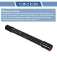 thumbnail image 4 of Unique Bargains 1 Pcs 32mm 1.26" ID 400mm 15.75" Length 0 Degree Black Red Car Silicone Hose Coolant Hose Universal, 4 of 7