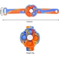 thumbnail image 4 of 2 paquetes de reloj giratorio pop, burbujas de empuje giratorias Fidget sensorial fiesta favorece juguete para niños, autismo necesidades especiales alivio del estrés mano dedo pre, 4 of 5