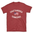 thumbnail image 1 of Chattanooga Tennessee Patriot Men's Cotton T-Shirt, 1 of 1