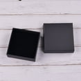 thumbnail image 4 of PENGXIANG 2PCS Jewelry Box Sturdy Metal Comfortable Storage Boxes Solid Color Smooth Waterproof Dustproof Holder Accessory 10x10x3.5cm, 4 of 7