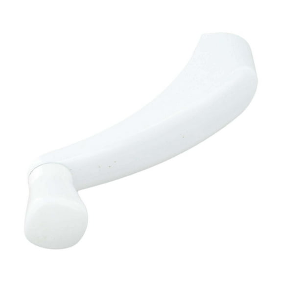 Window Crank Handle for Casement Windows - White Alloy Folding Crank with Easy Installation (1PC or 2PCS)