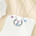 thumbnail image 4 of YAFEINI Best Friend Necklace 925 sterling silver BFF Friendship Sister Matching Necklaces for 2 Bestie Gifts Women Sisters Birthday Valentines Day Gifts for Friends, 4 of 5