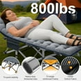 thumbnail image 3 of Slsy Folding Camping Cots for Adults, Portable Folding Cot Folding Bed with Mattress, Heavy Duty Sleeping Cots with Carry Bag, 3 of 15
