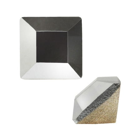 - Swarovski Crystal, #4428 Square Fancy Stone 3mm, 12 Pieces, Crystal Light Chrome F