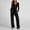 Black women's two piece lounge set a1, variant on Cagogo Women's 2 Piece V Neck Long Sleeve Tops Wide Leg Pants Set Casual Solid Basic Matching Lounge Outfits Loose Work Loungewear Tracksuits Travel Airport Clothes, Sky Blue S