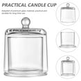 thumbnail image 2 of MasteelfCA 1 Set Aromatherapy Candle Cup Glass Modern Style Candle Jar Candy Jar Butter Box, 2 of 8