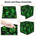thumbnail image 4 of Saint Patrick's Day Foldable Organizer Bins Storage Containers Storage Bin with Handle, 10.8"x10.5"x10.6", Large Capacity, 4 of 6