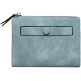 thumbnail image 1 of Womens Wallets Bifold Leather Small Wallets for Women Mini Rfid Thin Billfolds Ladies Wallets Slim Compact with Zipper Coin Pocket, 1 of 7
