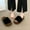 Black, variant on Womens Khaki Fuzzy Slide Slippers - Open-Toe Warm Breathable Nylon Spandex Blend Cozy Indoor Outdoor House Shoes for Females,Size 40