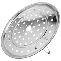 Worgeous Round Stainless Steel Rack Steaming Stand Canner Canning Racks Insert Stock Pot Steaming Tray Stand For Pressure Cooker Cooking Baking