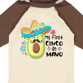 thumbnail image 4 of Inktastic My 1st Cinco De Mayo Avocado in Sombrero Boys or Girls Long Sleeve Baby Bodysuit, 4 of 5