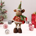 thumbnail image 4 of Juguetes, Peluches, Muñecos de peluche, Animales de peluche, Adornos navideños, Muñeco de nieve anciano, Adorno de alce, Patas retráctiles, Adorno de muñeca modelo, Muñeca de tela, 4 of 6