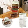 thumbnail image 2 of TIELUTT Containers Food Stackable Space Saving Canister Condiment Organizer Kitchen Glass Storage Containers Airtight Food Storage Set Lunchbox Container Set Bowls with Lids Pantry for Containers, 2 of 6