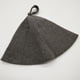 thumbnail image 5 of 1 pieza de gorro de Sauna, accesorio resistente al calor de lana, protege la cabeza portátil segura del bordado Gris Sharpla Sombrero de sauna, 5 of 7