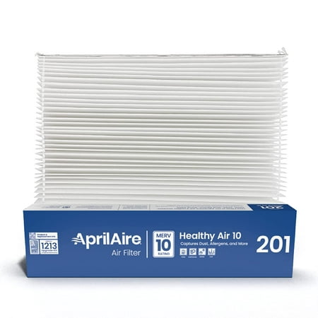 

Aprilaire 201 Replacement Filter for Aprilaire 2200 2250 Space Gard 2200 Whole House Air Purifiers - MERV 10 20x25x6 Air Filter (Pack of 4)
