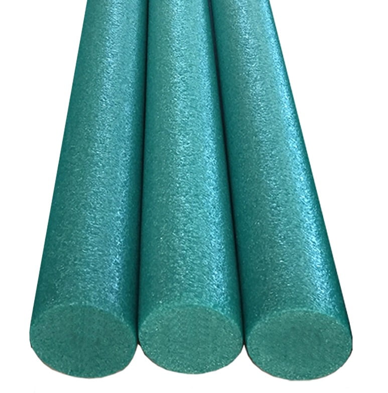 Oodles of Noodles Solid Deluxe Foam Pool Swim Noodles 3 PACK 55 Inch GREEN