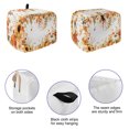 thumbnail image 5 of Thanksgiving Toaster Cover 4 Slice, Fall Pumpkins Sunflowers Farmhouse Leaves Dustproof Bakeware Oven Protector with Top Hook, Waterproof Small Kitchen Appliance Toasters Dust Cover, 12"x11"x8", 5 of 9
