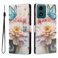 thumbnail image 1 of FOXDOCK Funda Tipo Cartera para Motorola Moto G04/G24/E14 con Soporte y Correa – Diseño de Patrones Lindos, 1 of 6