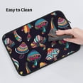 thumbnail image 6 of Bingfone Mushroom Doodle Laptop Sleeve Case 13 Inch, 360° Protective Computer Carrying Bag, 6 of 9