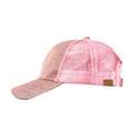 thumbnail image 2 of Mode Femmes Anti Soleil Paillettes Mesh Réglable Chapeau de Queue de Cheval Coton Casquette de Baseball, 2 of 8
