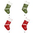 thumbnail image 4 of Wosthever Navidad Goodie Bag Hanger Calcetines Embalaje Colgante Letras en inglés Contenedor de almacenamiento Medias Hotel Party Bar FELIZ, 4 of 6