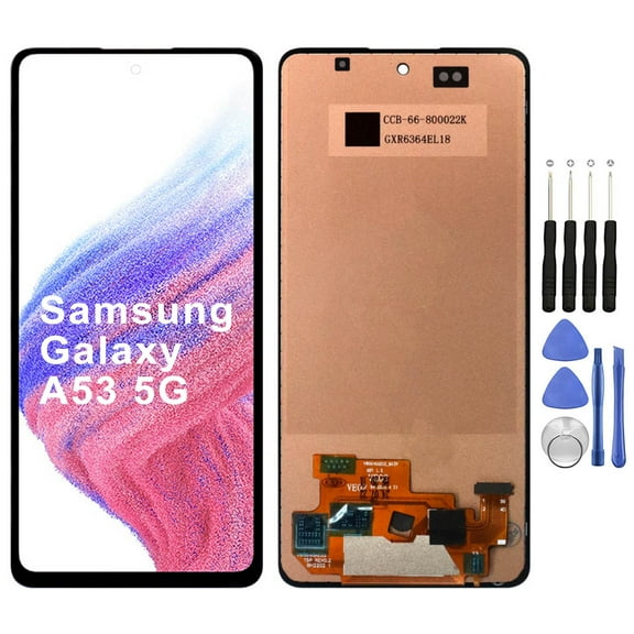 KIQ Replacement LCD Screen Full Assembly with Digitizer Compatible with Samsung Galaxy A53 5G(Without Frame)