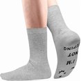 thumbnail image 3 of I didn't sleep, I just rested my eyes Novelty Funny Socks Men Women Dad Boyfriend Birthday Gift, 3 of 4