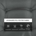 thumbnail image 4 of Outsunny Outdoor Chair Cushion with Ties, Button Tufted, for Garden, Grey, 4 of 10
