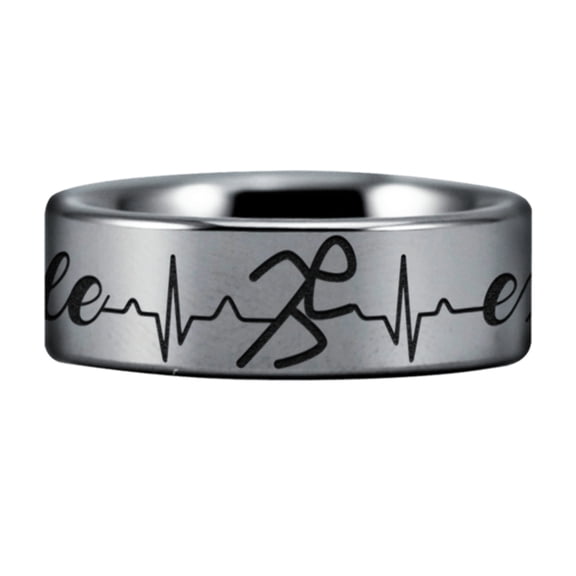 Tungsten Runner Lifeline Ring