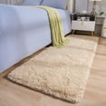 thumbnail image 2 of Alfombra Benron Soft para dormitorio, lavable, 60 x 180 cm, color canela claro, 2 of 6
