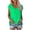 Mint Green, variant on Womens T Shirts, Women's Summer Fashion Casual V Neck Low Neckline Short Sleeved Solid Color Printed Loose T Shirt Top Green XXL