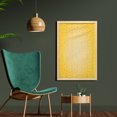 thumbnail image 2 of Yellow Wall Art with Frame, Diagonal Swirling Ornate Victorian Damask Patterns on Retro Background Graphic Design, Printed Fabric Poster for Bathroom Living Room, 23" x 35", Yellow, by Ambesonne, 2 of 2