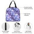 thumbnail image 3 of Pofeuu flower crystal Skull Print Lunch Bag Lunch Box Large Capacity Insulated Lunch Bag for Adult, Leakproof Reusable Lunch Tote Bags for Work, 3 of 5