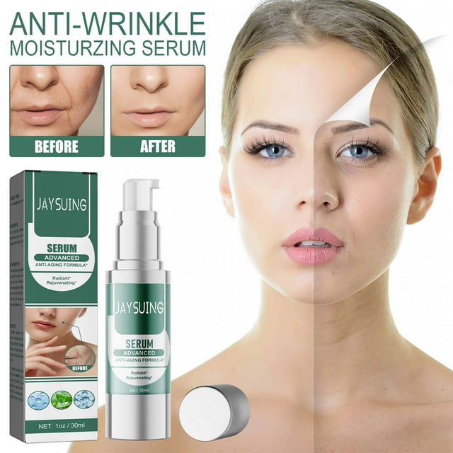 Fiudx Ofertas flash del día solo en línea Cuidado de la pie facial Hidratante Alta hidratación Antienvejecimiento Elimina arrugas 30 ml