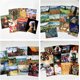 thumbnail image 2 of 1 pieza de 20 x 25 cm, pintura al óleo de fama mundial, campo de trigo, telas de lona de algodón para patchwork, material de costura DIY, artesanía, bordado, 2 of 5
