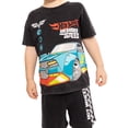 thumbnail image 3 of Hot Wheels Baby and Toddler Boy Short Sleeve Graphic Tee and Matching Shorts Set, 2-Piece, Sizes 0/3M-5T, 3 of 8