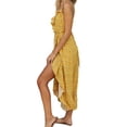 thumbnail image 3 of Womens Sexy Floral Strappy Midi Split DressM, 3 of 4