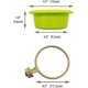 thumbnail image 3 of Multi-Function Caged Bird Bath Bird Cage Parrot Supplies Bathing Tub (4.5"), 3 of 5