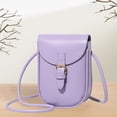 thumbnail image 4 of Bolsa de mano con solapa a la moda informal de piel sintética para teléfono móvil portátil suave para viajes Sywqhk Para Estrenar, 4 of 5