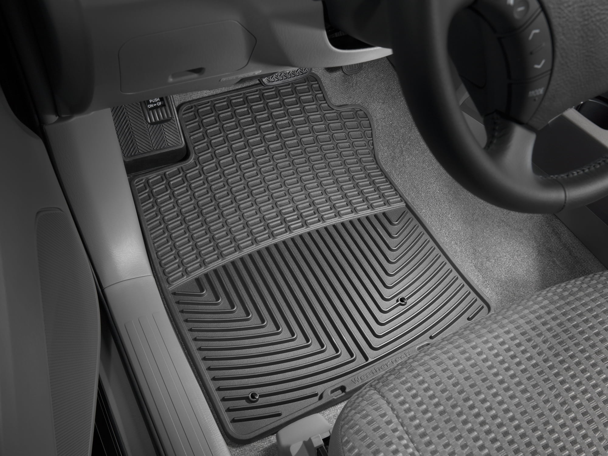 WeatherTech All-Weather Floor Mats compatible with 4Runner, GX - 1st Row (Driver & Passenger), Black